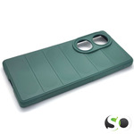 Silikonska Wave maskica za Honor 70 Zelena