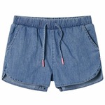 vidaXL Dječje kratke hlače traper plave boje 104