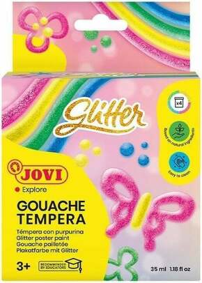Jovi Set tempera boja 4 x 35 ml Glitter