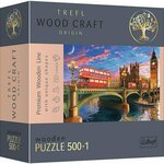 Wood Craft: Westminster, Big Ben, London drvene puzzle 500 + 1kom - Trefl
