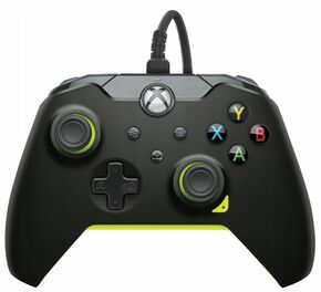 PDP XBOX WIRED CONTROLLER BLACK - ELECTRIC (YELLOW)