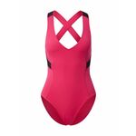 Calvin Klein Swimwear Plus Jednodijelni kupaći kostim 'Plunge One Piece' roza / crna