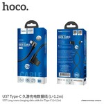 Kabel HOCO U37, USB-C, crni, 1.2m