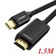Kabel UGREEN Mini DP (M) to HDMI, 4K, 1.5m, crni