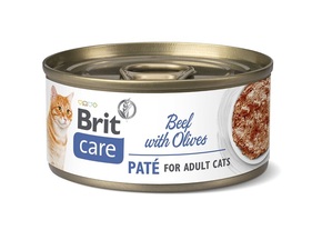 Brit Care Cat Paté Beef with Olives 24 x 70 g