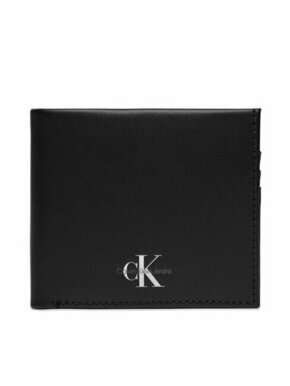 Veliki muški novčanik Calvin Klein Jeans Monogram Soft Bifold W/Coin K50K511456 Black BEH