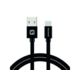 Swissten USB - USB-C kabel, crni, 1,2m