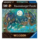 Puzzle Ravensburger 17516 Fantasy Forest Wood 500 Pieces