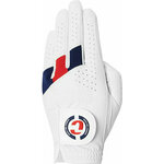 Duca Del Cosma Men's Hybrid Pro Brompton Golf Glove LH White/Navy/Red M/L