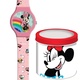Minnie Mouse analogni sat u metalnoj poklon kutiji