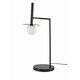 NOVA LUCE 9043308 | Pielo Nova Luce stolna svjetiljka 68cm s prekidačem elementi koji se mogu okretati 1x G9 crno mat, opal