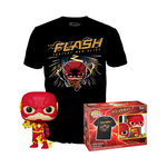 Funko Pop! &amp; Tee L (Adult): DC The Flash FastestMan Alive - The Flash (Glows in the Dark) Vinyl Figura