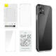 Case Baseus Crystal Series for iPhone 11 (clear) + tempered glass + cleaning kit