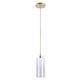 RABALUX 4479 | Panthea Rabalux visilice svjetiljka 1x E27 zlatno, bijelo, prozirna