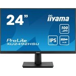 Iiyama ProLite XU2492HSU-B6 monitor, IPS, 23.8", 16:9, 1920x1080, 100Hz, HDMI, Display port, USB
