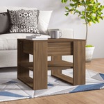 Stolić za kavu boja Smeđa 55,5x55x45 cm konstruirano drvo