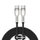 Kabel USB-C na USB-C Baseus Cafule, 100W, 2m (crni)