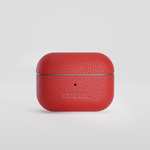 Kožna maskica za Apple Airpods Pro Scarlet red