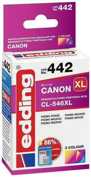 Edding patrona tinte zamijenjen Canon CL-546XL kompatibilan cijan