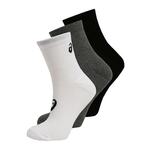 ASICS Sportske čarape 'QUARTER' travnato zelena / crna / bijela