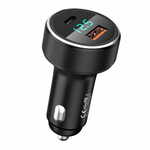 REMAX Salo dual auto punjač USB / USB Type-C 58,5 W 4,5A Power Delivery Quick Charge