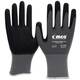 Cimco Standard Skinny Flex schwarz/grau 141268 pletena tkanina rukavice za rad Veličina (Rukavice): 11, xxl EN 388 1 Par