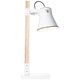 BRILLIANT 82149/05 | Plow Brilliant stolna svjetiljka 55cm s prekidačem elementi koji se mogu okretati 1x E27 bijelo, drvo