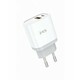 Kućni brzi punjač za mobitel MS POWER Z310 Europlug na USB Type C + USB A (Ž) 20W bijeli