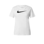 NIKE Tehnička sportska majica 'Swoosh' crna / bijela 9374923