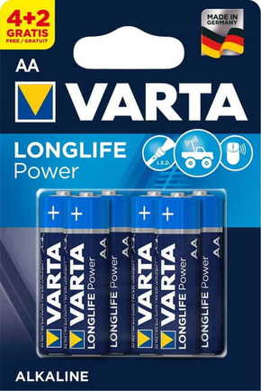 Varta baterija Longlife Power 4+2 AA 4906121436