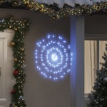 vidaXL Božićna svjetla zvjezdani prasak 140 LED 8 k hladna bijela 17cm