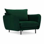Fotelja od tamnozelenog baršuna Vienna - Cosmopolitan Design