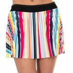 Ženska teniska suknja Lucky in Love Novelty Print Long Spectrum Pleated Skirt - multi