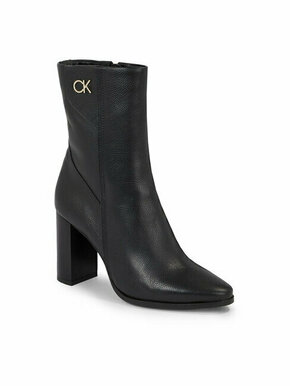 Čizme Calvin Klein Cup Heel Ankle Boot W/Hw 80 HW0HW01750 Ck Black BEH