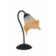 FANEUROPE I-1162/L RUG | LAD-1162 Faneurope stolna svjetiljka Luce Ambiente Design 29cm s prekidačem ručno bojano 1x E14 rdža smeđe, opal, narančasto