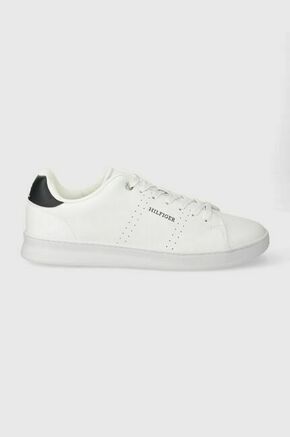 Tenisice Tommy Hilfiger Court Cup Lth Perf Detail FM0FM05038 White YBS