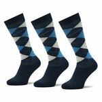 Set od 3 para unisex visokih čarapa Horka Riding Socks 145450-0000-0218 Ch Dark Marine