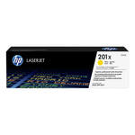 HP original toner 201X CF402X, siva (grey)/žuta (yellow)