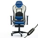 Gaming stolica BYTEZONE Dolce, masažni jastuk, 120kg, crno plava