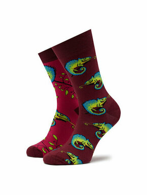 Visoke unisex čarape Funny Socks Chameleon SM1/32 Šarena
