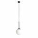 ALDEX 1087XS1 | Bosso Aldex visilice svjetiljka kuglasta 1x E27 crno, opal