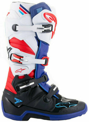 Alpinestars Tech 7 Boots Black/Dark Blue/Red/White 47 Motociklističke čizme