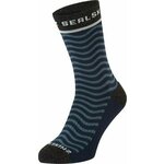 Sealskinz Rudham Mid Length Meteorological Active Sock Navy/Cream L/XL Biciklistički čarape