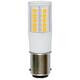 LightMe LM85356 LED Energetska učinkovitost 2021 E (A - G) B15d 4.9 W = 48 W toplo bijela (Ø x V) 18 mm x 57 mm 1 St.