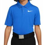 Majica za dječake Nike Dri-Fit Victory Golf Polo - game royal/white