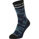 Sealskinz Reepham Mid Length Jacquard Active Sock Navy/Grey/Cream L/XL Biciklistički čarape