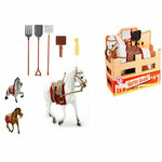 Set sa konjem i raznim alatima 16cm - više vrsta