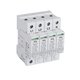 KANLUX 23920 | Kanlux modul za regulisanje previsokog napona DIN35 modul, T1+T2/B+C, 240kA - 3P+N svjetlo siva