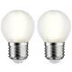 Paulmann 28639 LED Energetska učinkovitost 2021 F (A - G) E27 5 W toplo bijela (Ø x V) 45 mm x 78 mm 2 St.