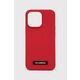 Etui za telefon Karl Lagerfeld iPhone 13 Pro/ 13 6,1'' boja: crvena - crvena. Etui za iPhone iz kolekcije Karl Lagerfeld. Model izrađen glatkog materijala.